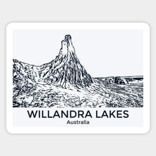 Willandra Lakes Region - Australia Sticker